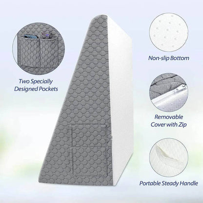 Comfortable Foam Bed Wedge Pillow For Back Support