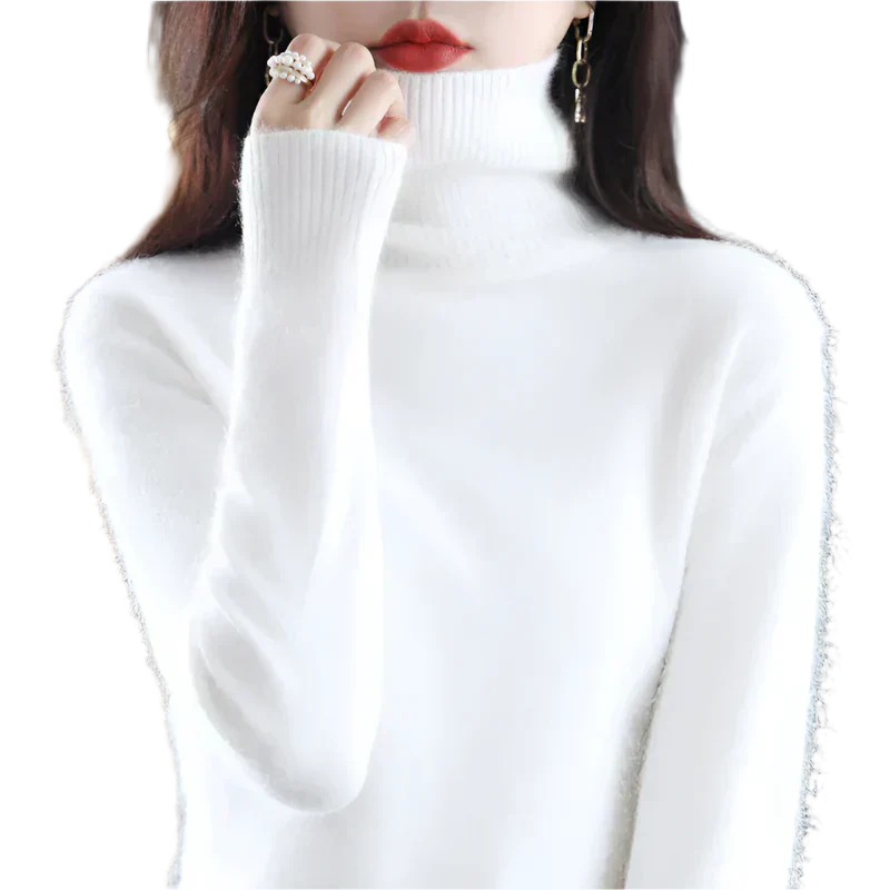 Soft Cashmere Women's Turtleneck Sweater
