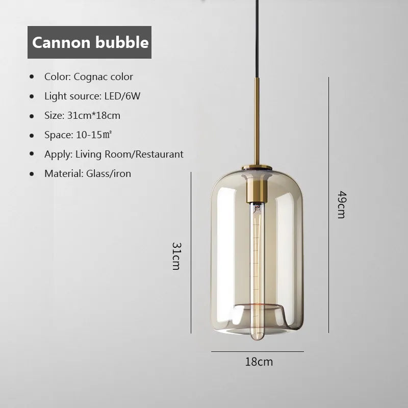 Sleek Metal LED Pendant Lamp