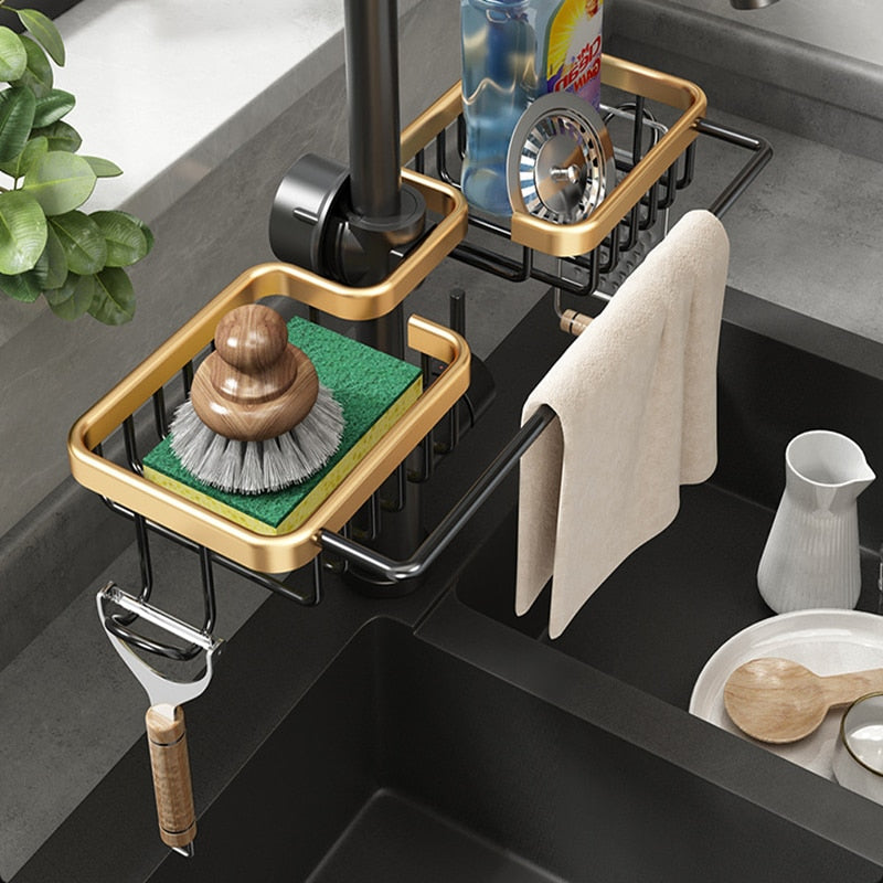 Stainless Steel Bathroom Shelf Organizer