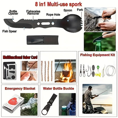 Ultimate Outdoor Survival Kit for Camping and Hiking