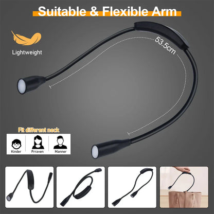 Portable LED Reading Lamp – Adjustable Neck Light