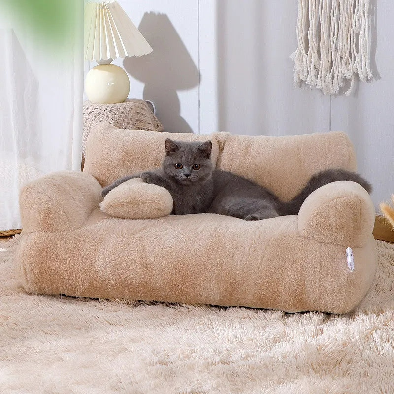 Pet Friendly Elevated Pet Bed with Supportive Edge - Lusomart