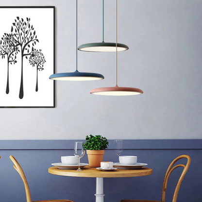 Simple White LED Hanging Light 30cm Ceiling Lamp