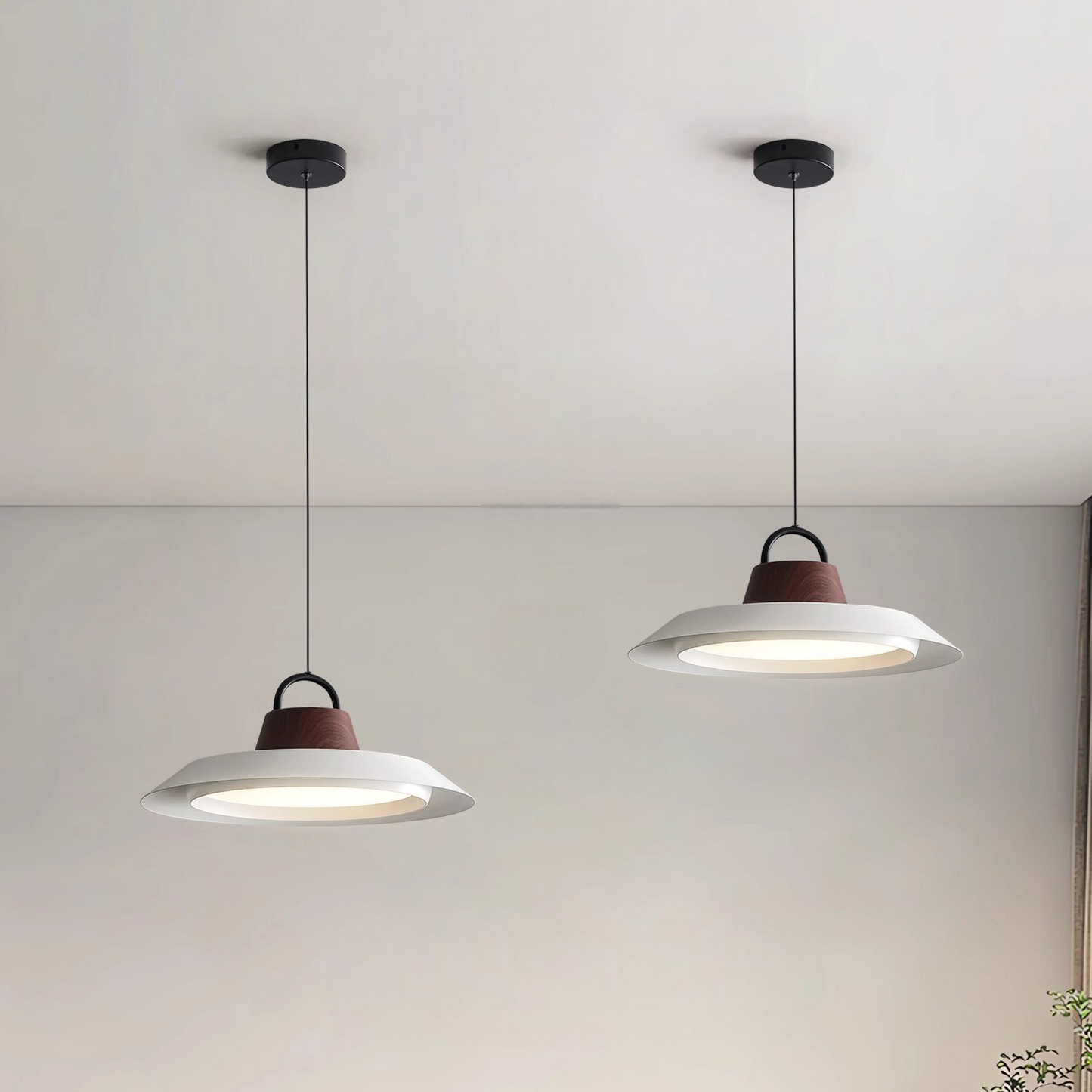 Rustic Wooden Hanging Light for Kitchen Dining