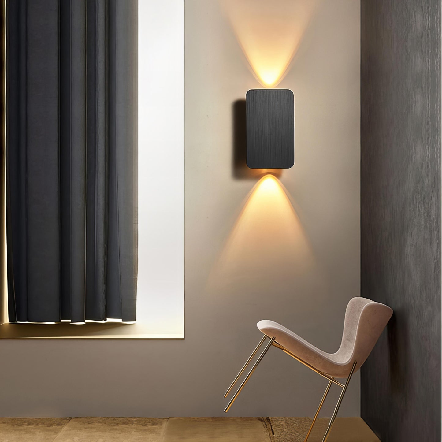 Contemporary Slim Line Wall Lamp