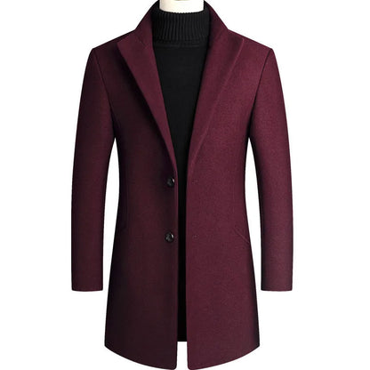 Thermal Insulated Parka Coat For Men With Soft Lining