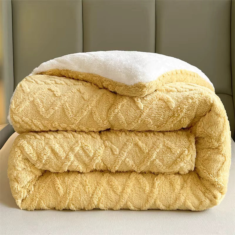 Cozy Plush Weighted Blanket Super Soft for Cold Nights