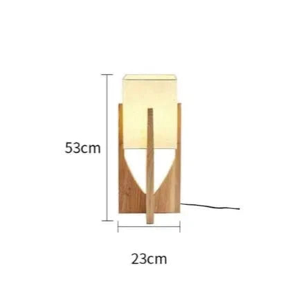 Rustic Wood LED Pendant Light Natural Oak Finish