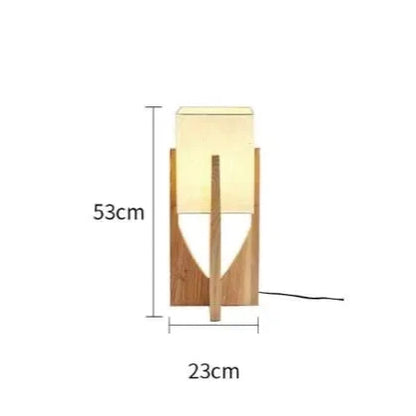 Rustic Wooden Pendant Lamp with LED Light Source