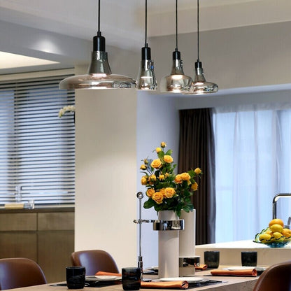 Sleek Glass Hanging Light Fixtures