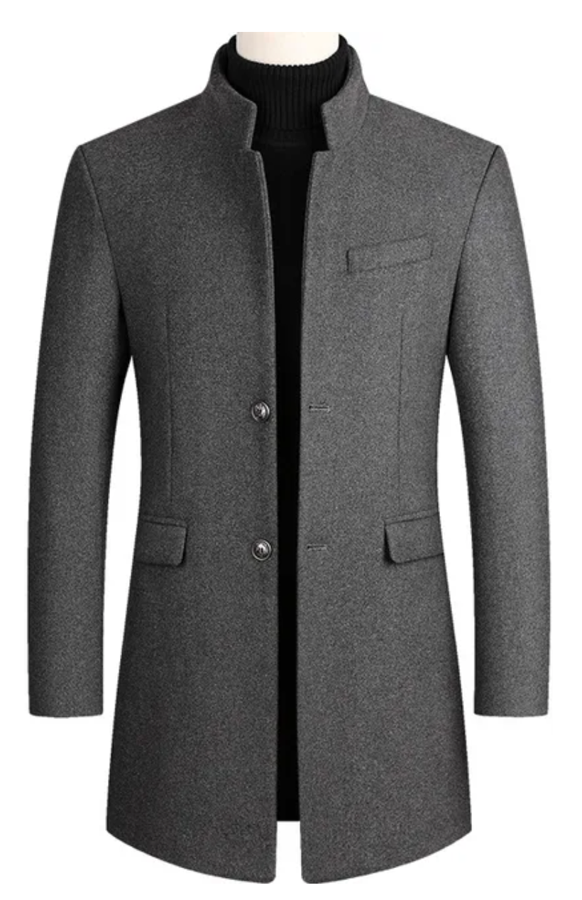 Thermal Insulated Parka Coat For Men With Soft Lining