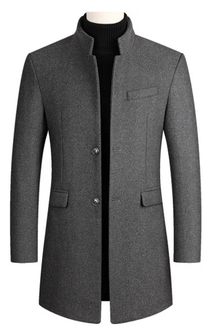 Thermal Insulated Parka Coat For Men With Soft Lining