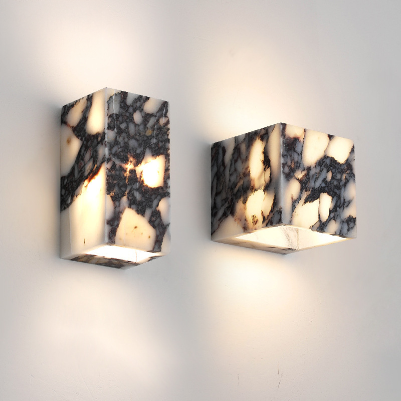 Sconiq | Elegant Marble Cube Wall Lamp for Modern Interiors 7