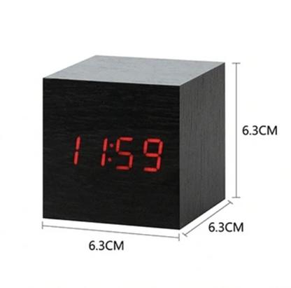 Smart LED Digital Alarm Clock with Sound Control