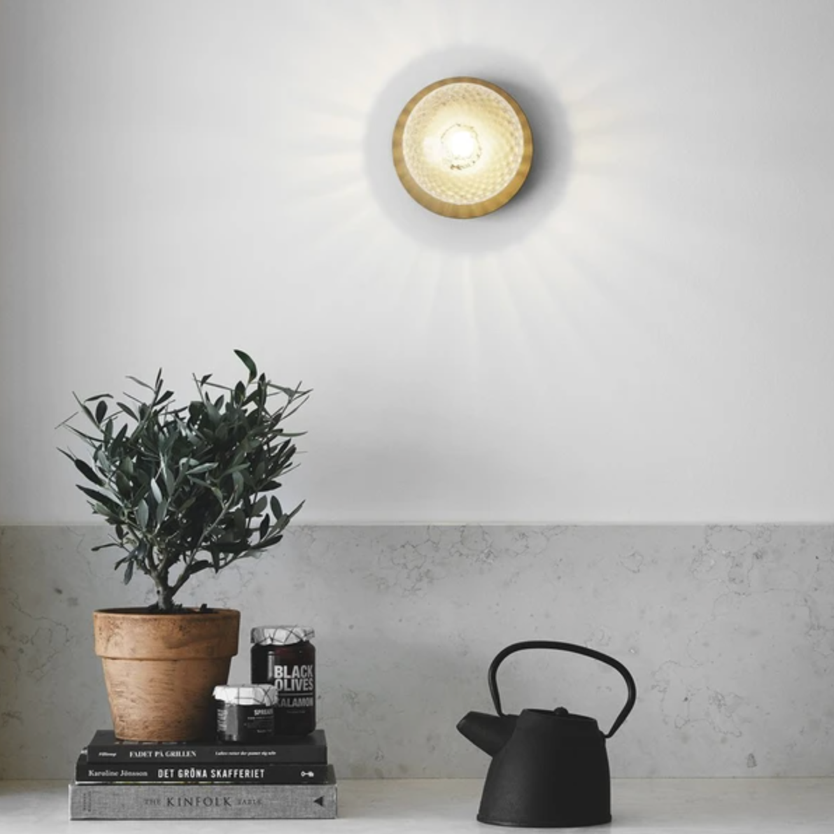 Classic Round Metal Ceiling Lamp
