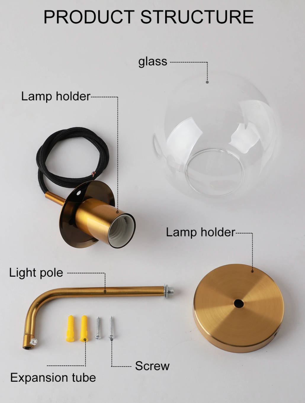 Elegant Hanging Wall Light