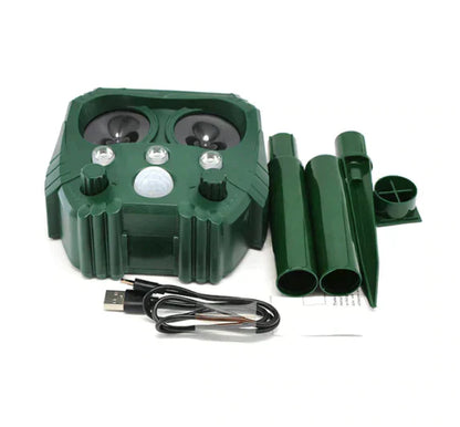 Motion Activated Outdoor Pest Repellent With LED Lights