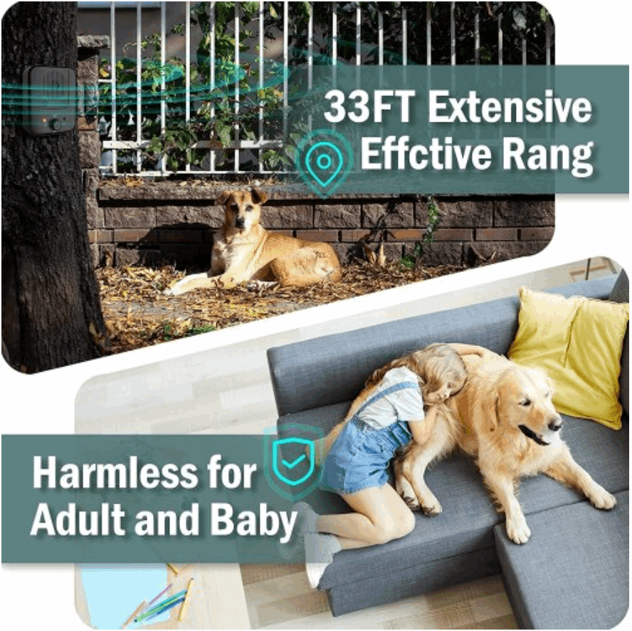 Effective Dog Bark Control Trainer With Adjustable Settings