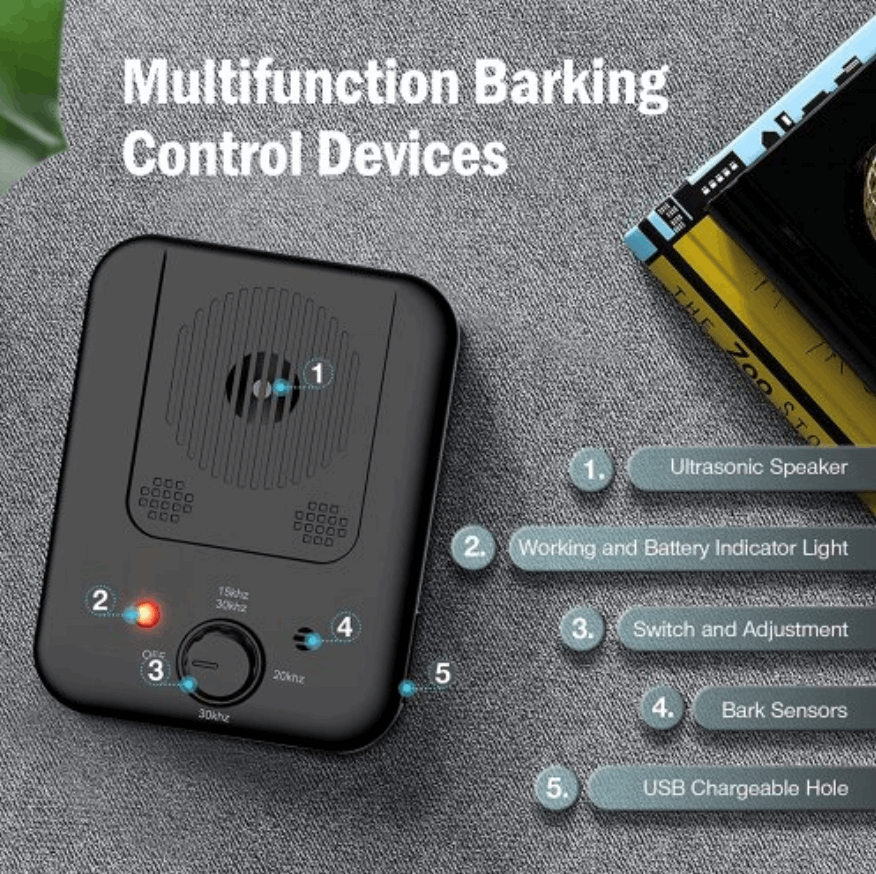 Effective Dog Bark Control Trainer With Adjustable Settings