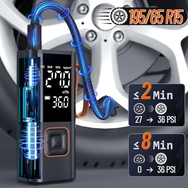 Portable Compact Air Compressor for Car, Bike, Ball