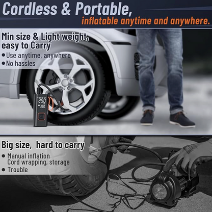Portable Compact Air Compressor for Car, Bike, Ball