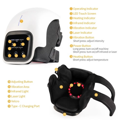 Soothing Knee Massager for Fast Pain Relief