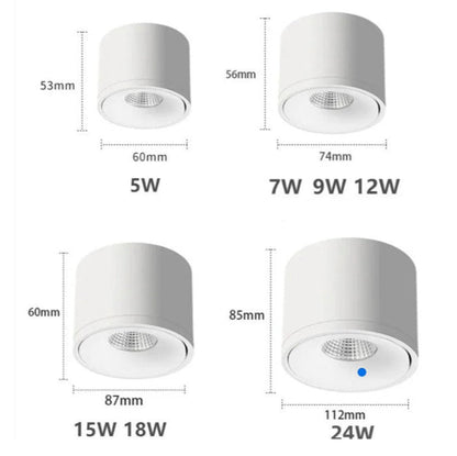 Flexible LED Ceiling Spot Light With Adjustable Arm