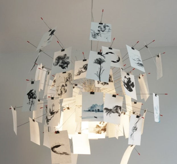 Customizable Hanging Crystal Lamp