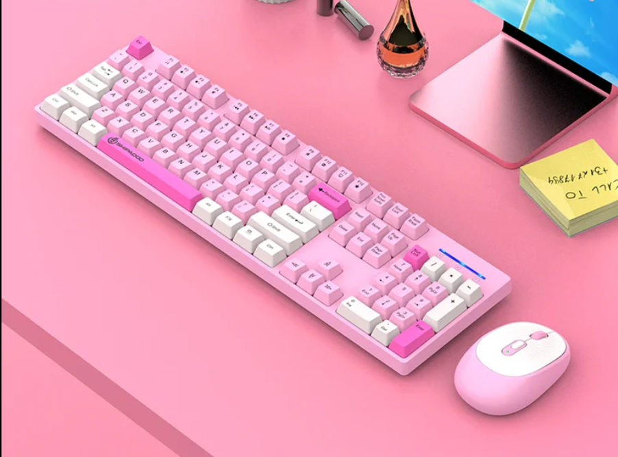 Compact Wireless Keyboard Mouse Set With Numpad
