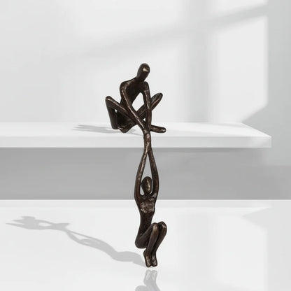 Lovely Figurine Resin Lovers Wall Decoration