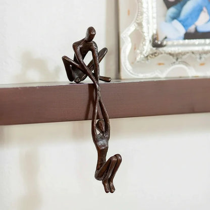 Lovely Figurine Resin Lovers Wall Decoration