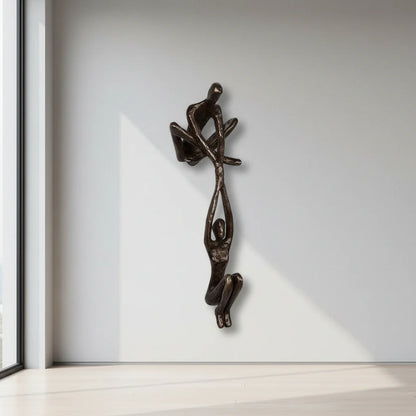 Lovely Figurine Resin Lovers Wall Decoration