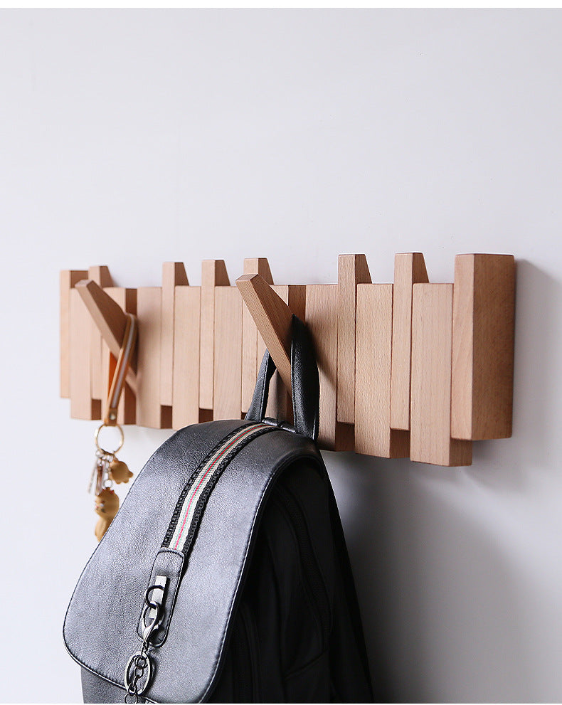 Stylish Wall Mount Coat Rack With Hooks