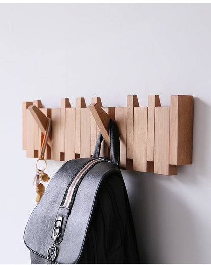 Stylish Wall Mount Coat Rack With Hooks