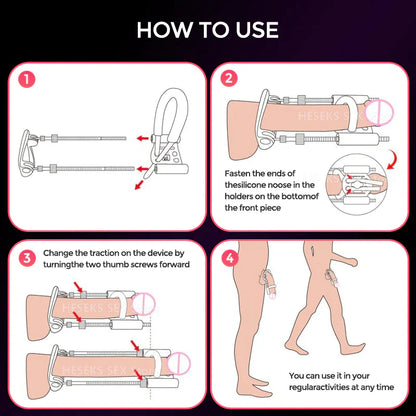 Men's Penis Extender for Enlargement and Comfort