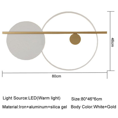 Simple White Wall Light