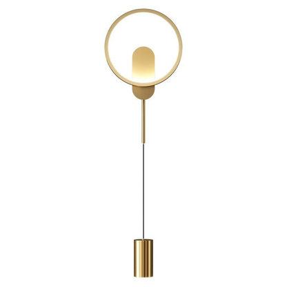 Contemporary Gold LED Wall Lamp 24W