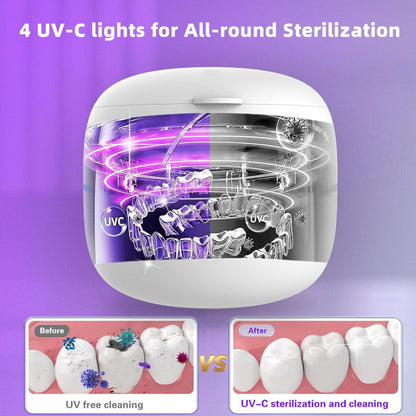 Powerful UV Sanitizing Ultrasonic Cleaning Device