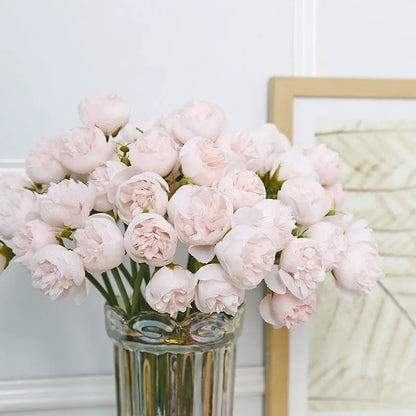Beautiful Floral Peony Arrangement with 27 Soft Blooms