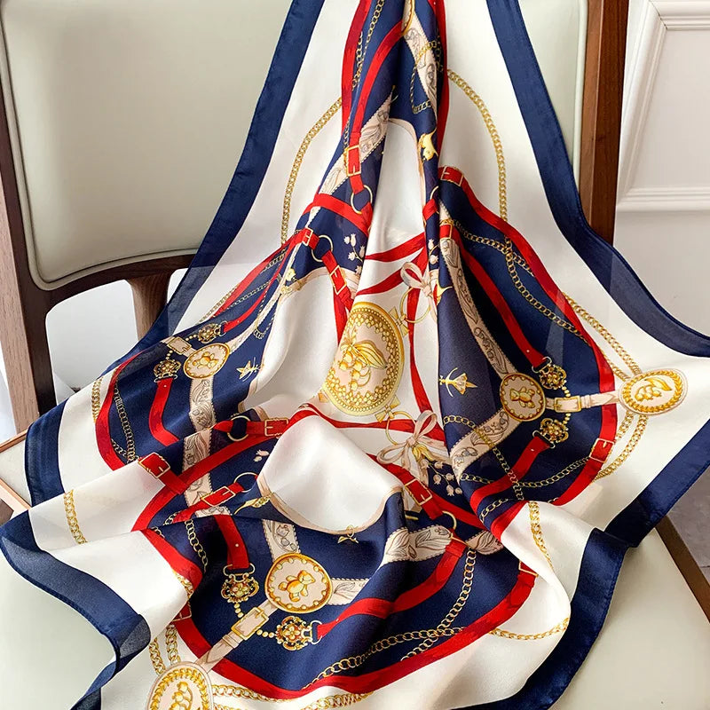 Soft Plaid Neck Scarf in 2 Versatile Colors