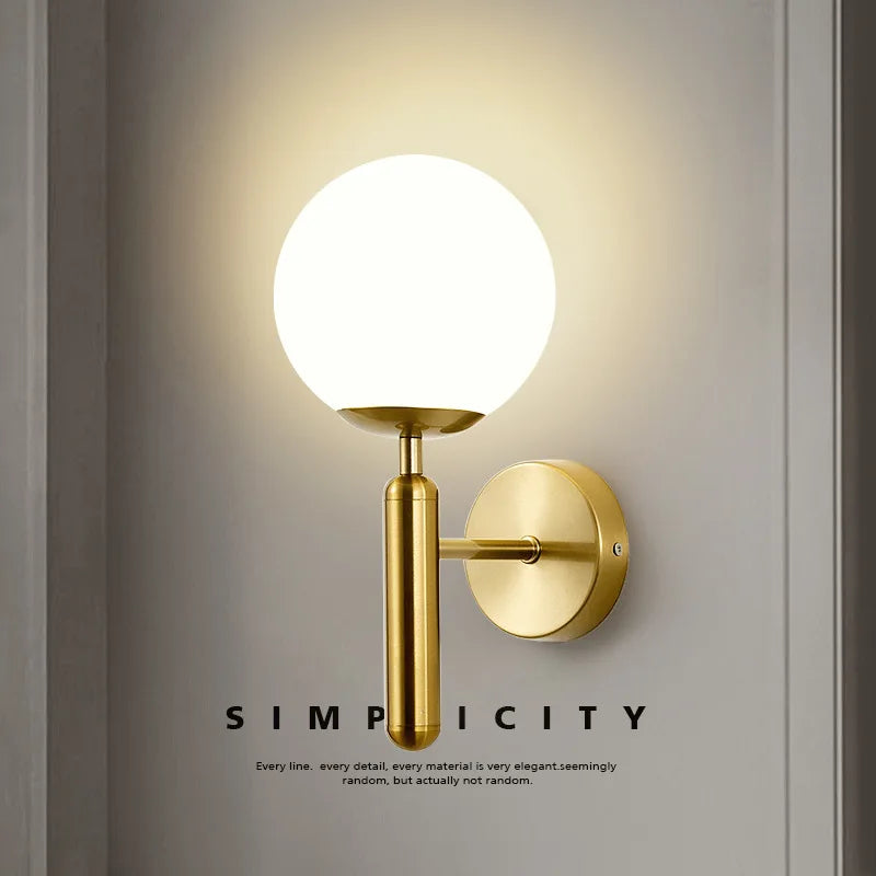 Elegant Low Energy Bedroom Wall Light