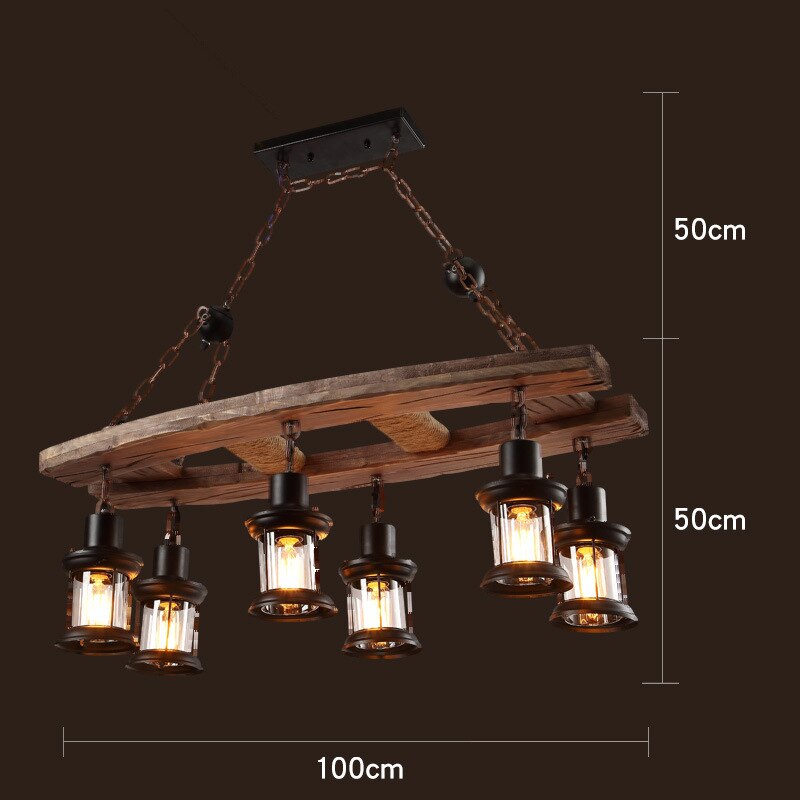 Rustic Metal LED Ceiling Pendant Light