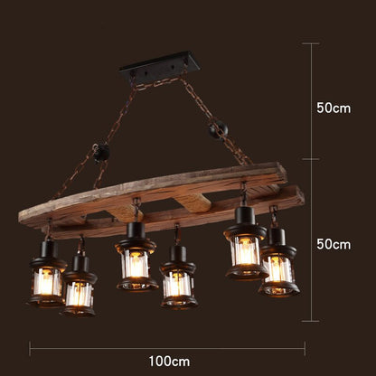Rustic Metal LED Ceiling Pendant Light