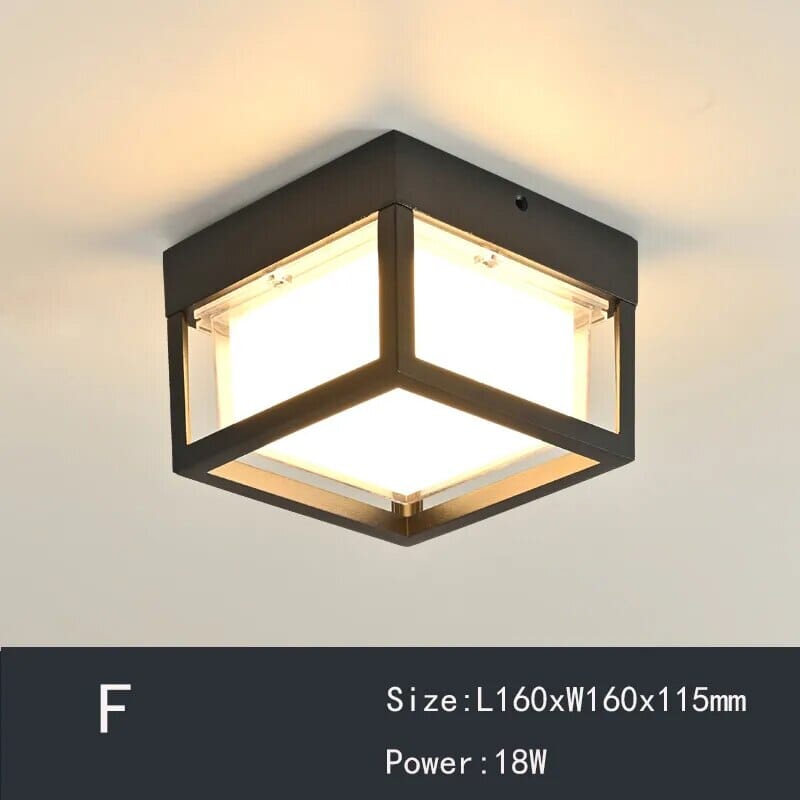 Vintage Patterned Hallway Ceiling Lamp