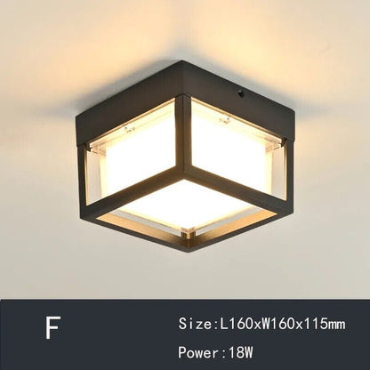 Vintage Patterned Hallway Ceiling Lamp