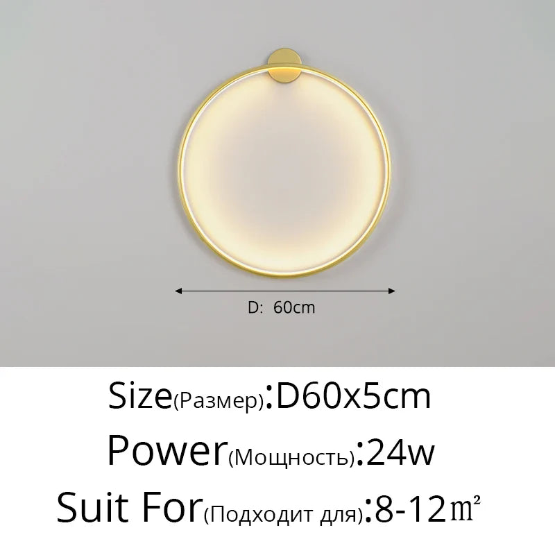 Dimmable LED Wall Lamp with Adjustable Brightness
