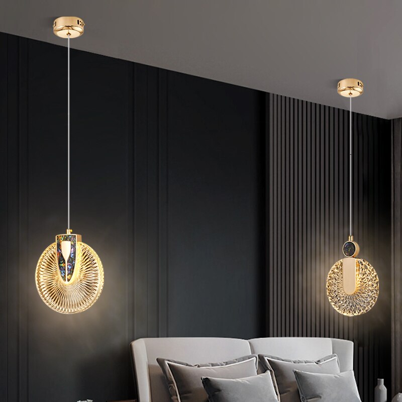 Luxury Crystal Glass Pendant Lighting Fixture