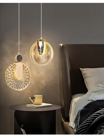 Luxury Crystal Glass Pendant Lighting Fixture