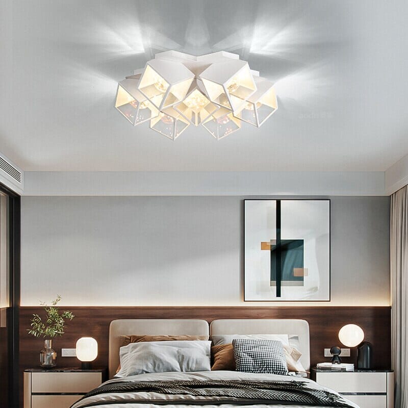 Elegant Glass Ceiling Lighting